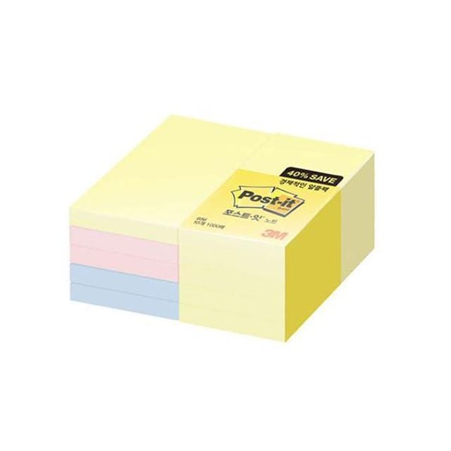 3M 포스트잇 노트 알뜰팩 656 10A 51X76 2개 - 상품 이미지