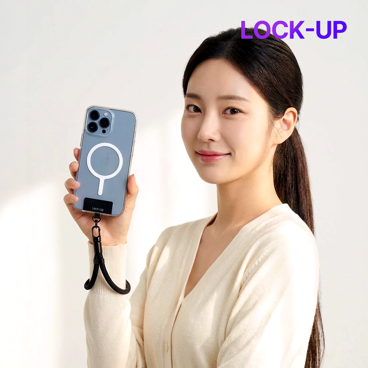 락업 핸드폰 휴대폰 스트랩 소매치기 방지 손목 핸드 줄 고리 스마트폰 필수품 강화유럽 일본 베트남 필리핀 여행 제품 이미지