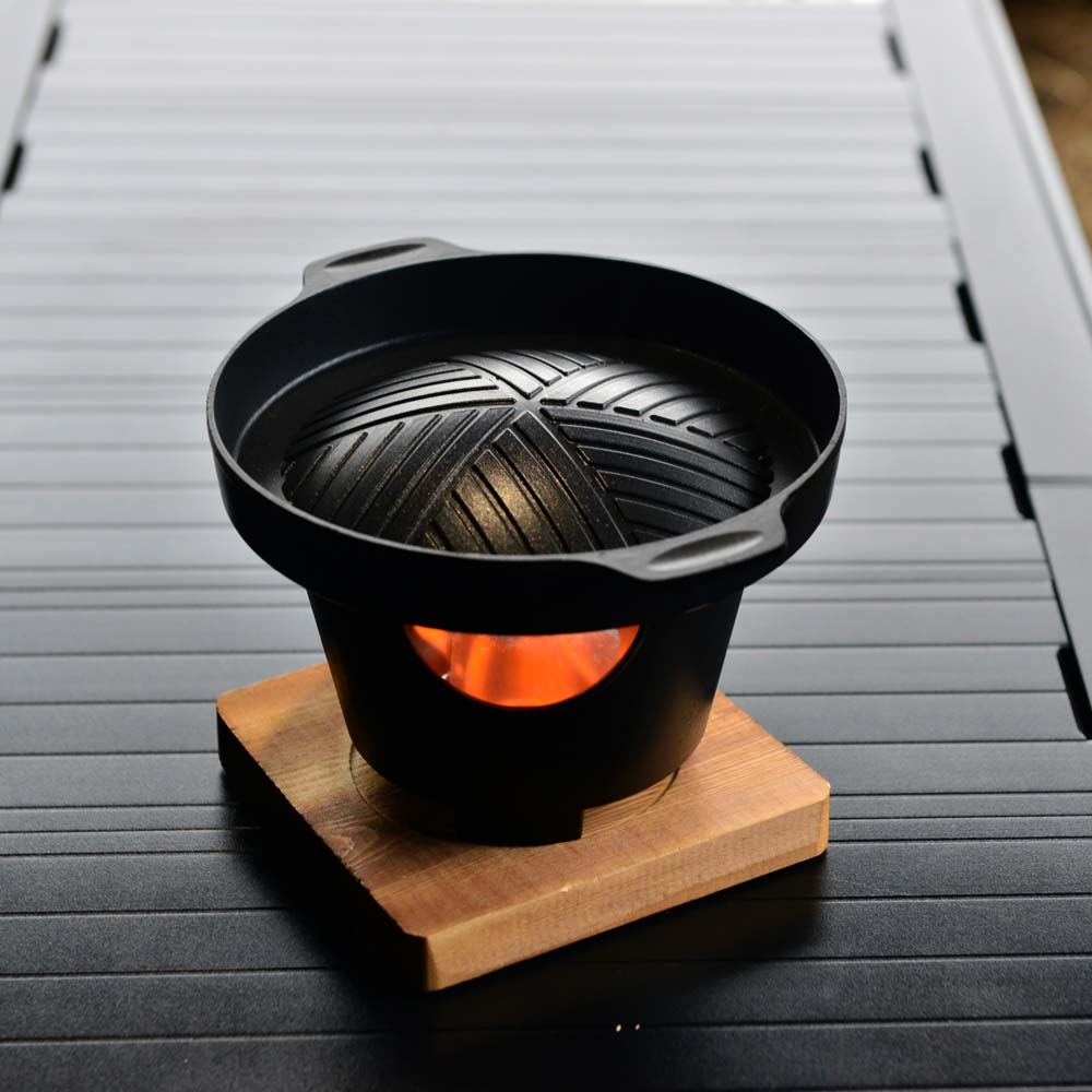 미니그릴화로 풀세트 혼술 혼밥 가정용 바베큐 1인용 불판 숯불 개인화로