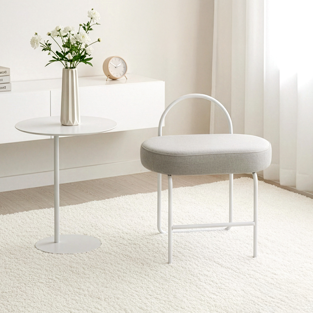 애니 화장대 스툴 패브릭 인테리어 카페 의자