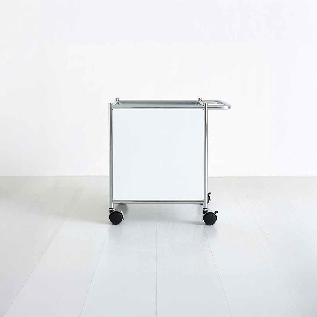 심플리 이동식 수납박스/사이드테이블 BC604 퓨어화이트 6293.1132