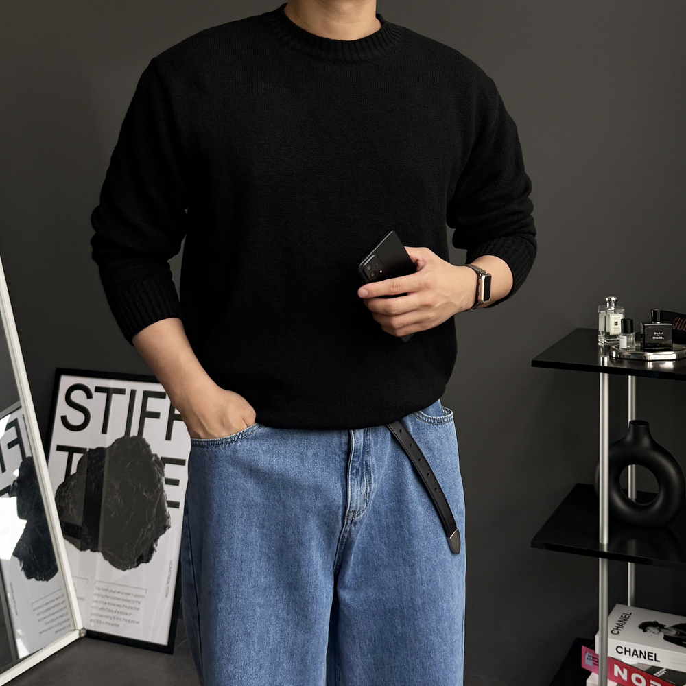 워셔블니트 남자오버핏니트 이미지 6