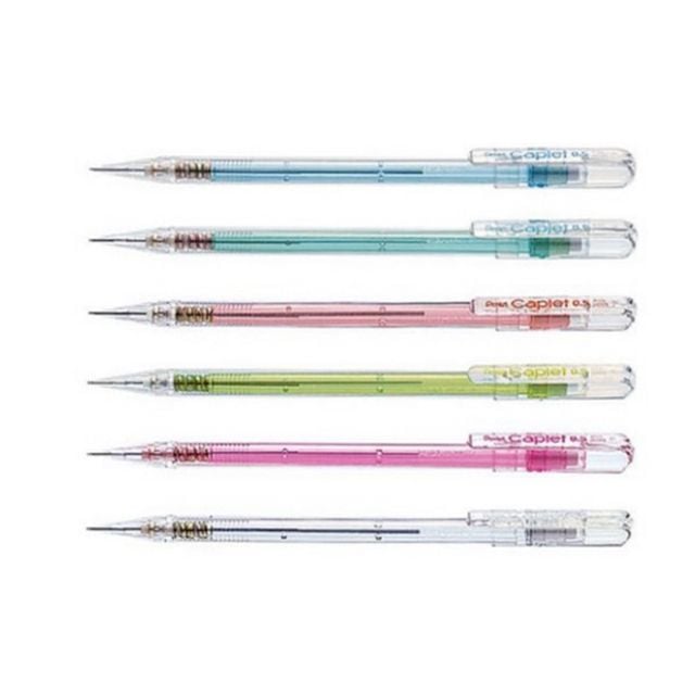 펜텔 캐플릿샤프 0.5mm 1타 12자루 노크식 뚜껑 캡 - 상품 이미지