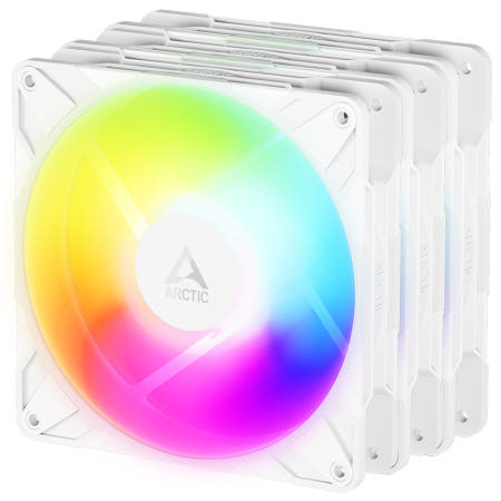 아틱 ARCTIC P14 Pro A-RGB Reverse 서린 시스템 케이스 쿨러 (3팩, 화이트)