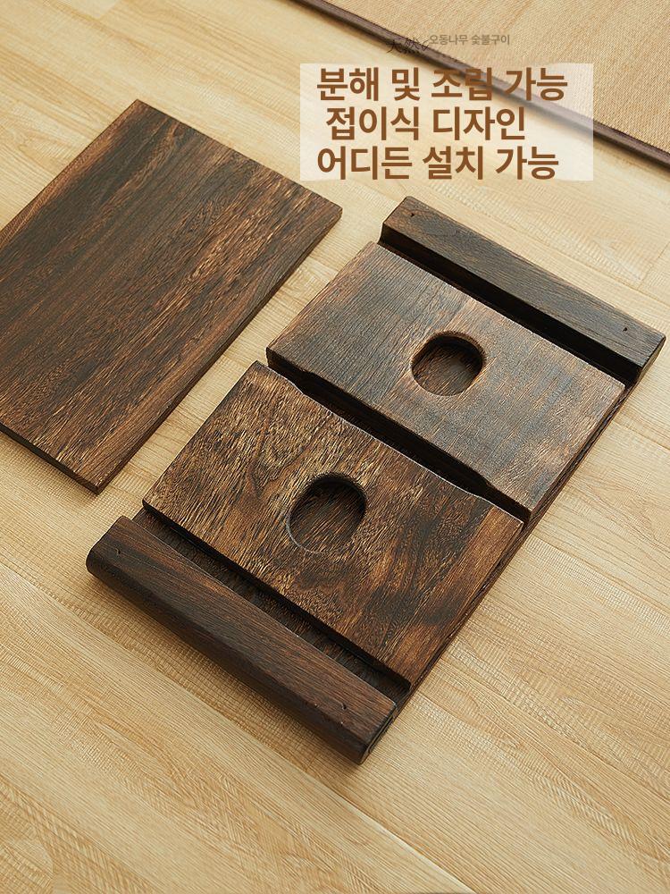 원목 티테이블 일본식 다다미 교자상 거실 다도 좌식 소형 테이블 - 상세 이미지 5