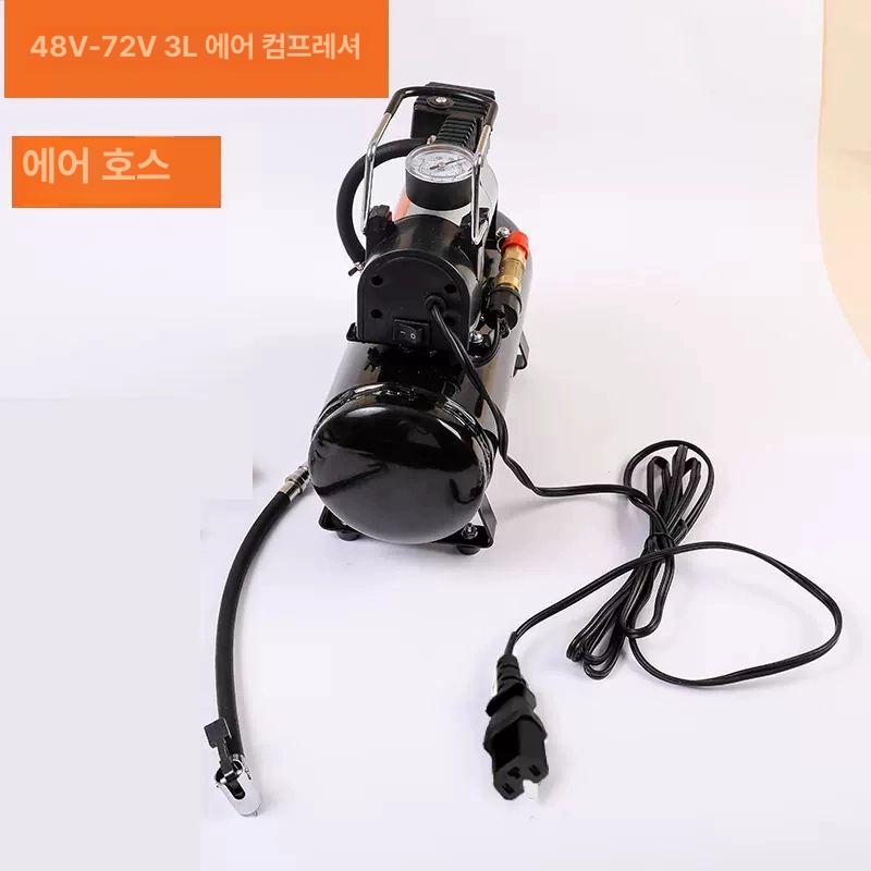 휴대용 에어 콤프레셔 콤프레샤 주입기 공기 자동차 - 상세 이미지 2