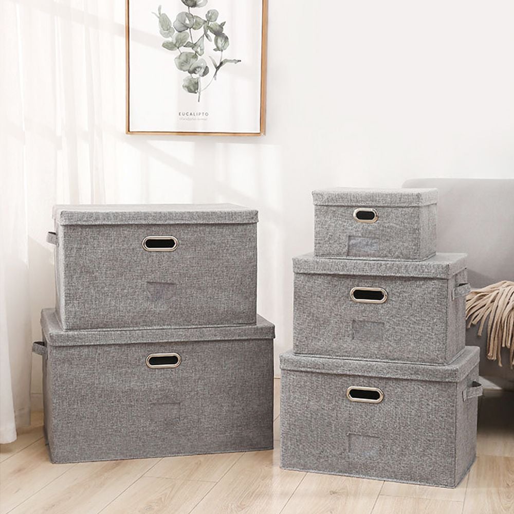 고급 패브릭정리함 리빙박스 정리함 02덮개분리1호 - 상품 이미지