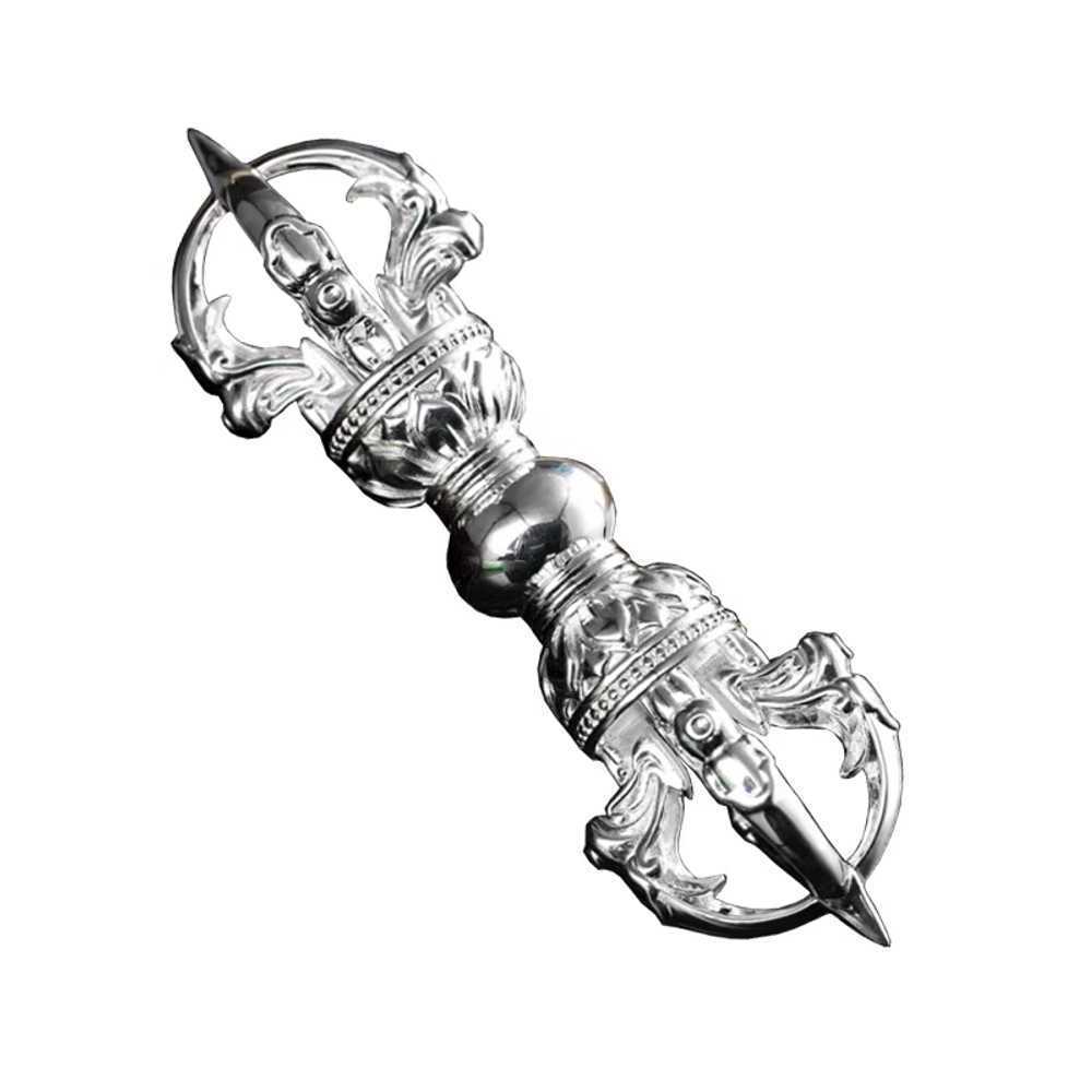 미니 금강저 탄트라 불교 수행용 명상 법구 장식품 5.5cm (순은/5발/펜던트) - 상품 이미지