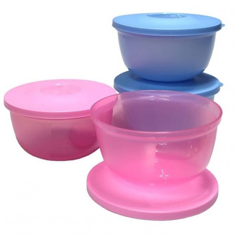 타파웨어 믹싱볼 셀러드볼 과일 야채볼 보울 400ml 4P - 메인 이미지