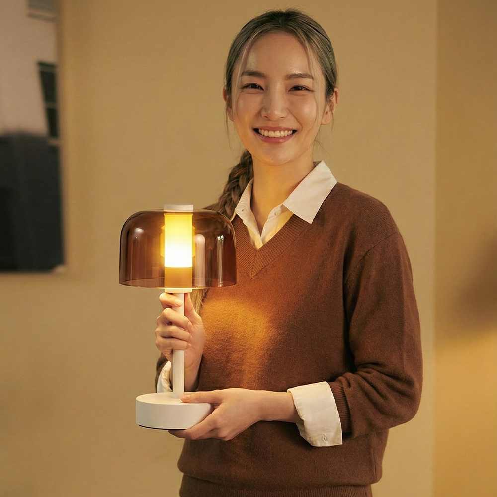 레토 무선 테이블램프 무드등 인테리어조명 수유등 수면등 GLOWY-T