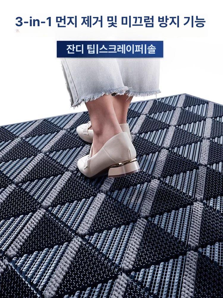 건물 먼지 털이 매트 호텔 출입구 실외 발판 상가 현관 바닥 패드 - 상세 이미지 3