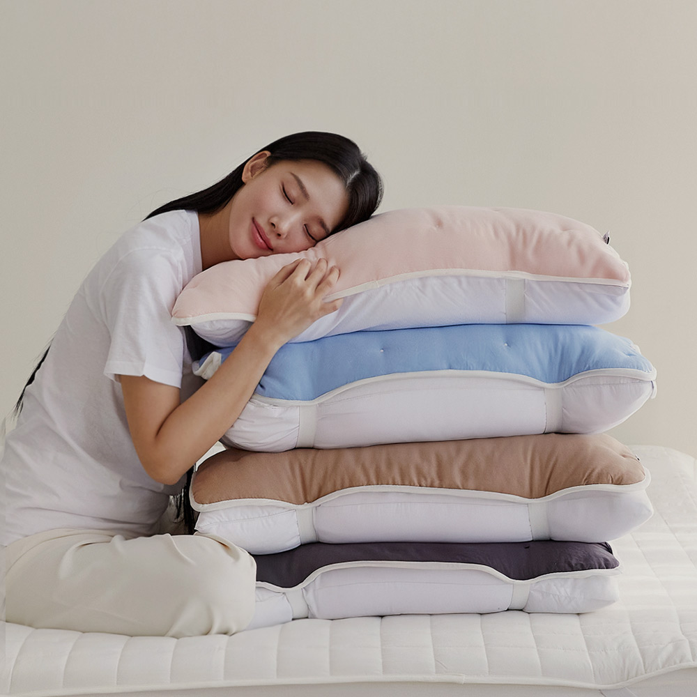 베네베딩 웰슬립 고온 워싱 포근한 밴드형 베개커버 50x70