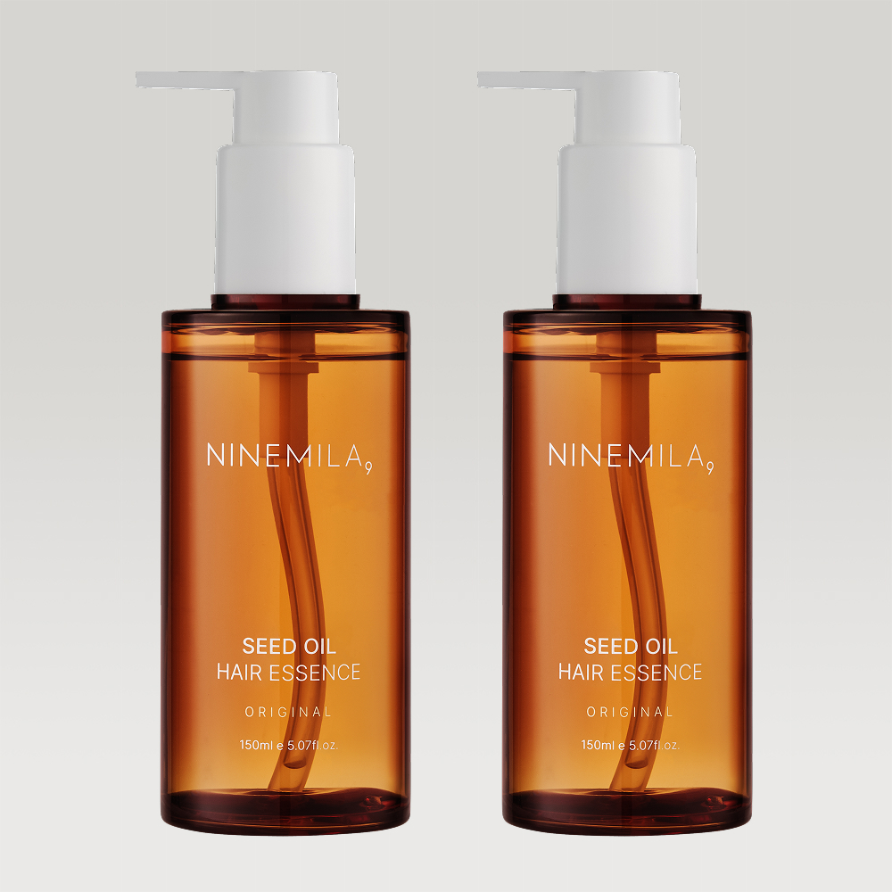 나인밀라 시드 오일 헤어 에센스 아르간 미용실 화이트로즈향, 150ml, 2개 제품 이미지