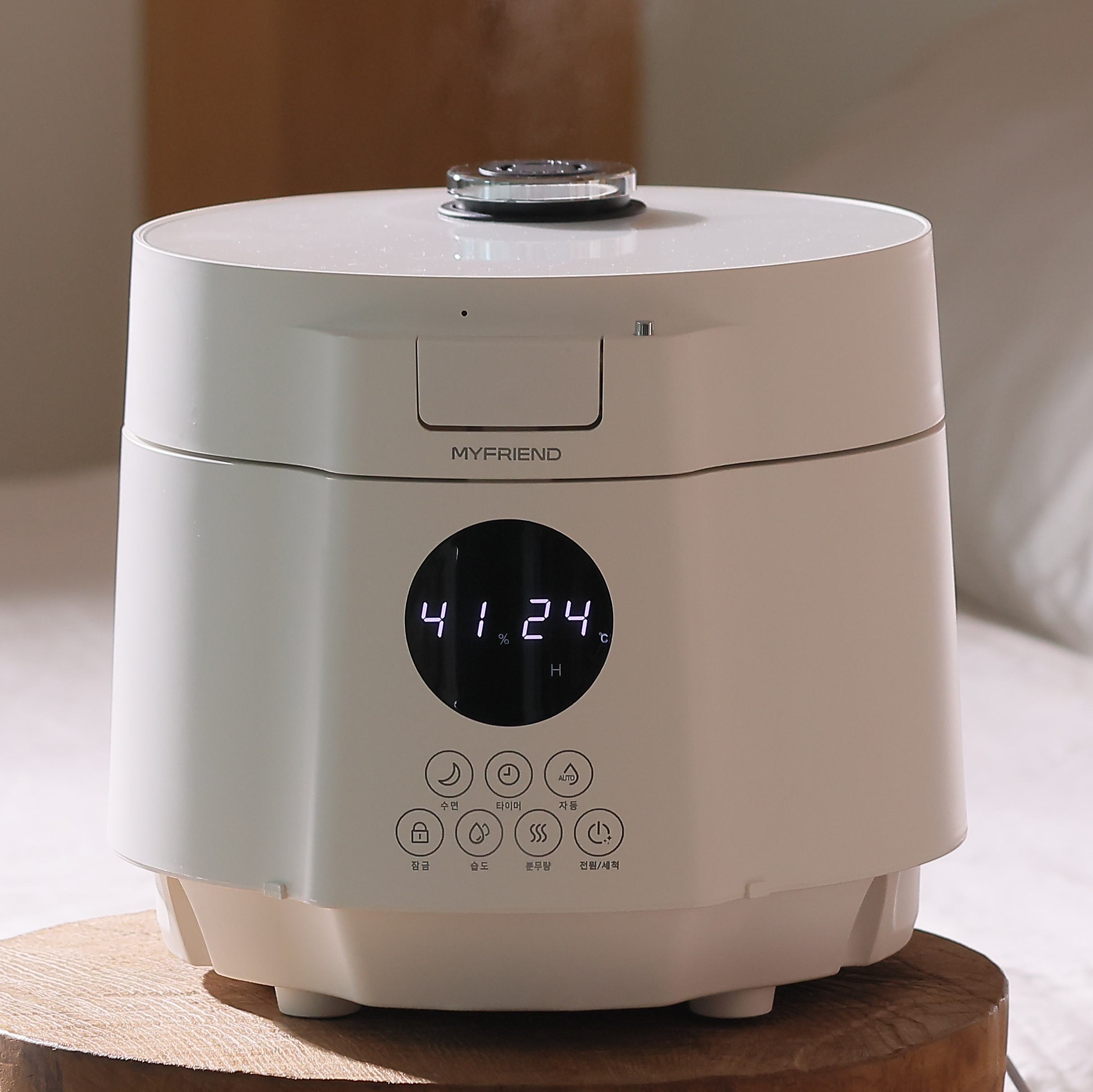 마이프랜드 4.5L 대용량 가열식 가습기 통세척 신생아 아기용 가습기 스티모 제품 이미지