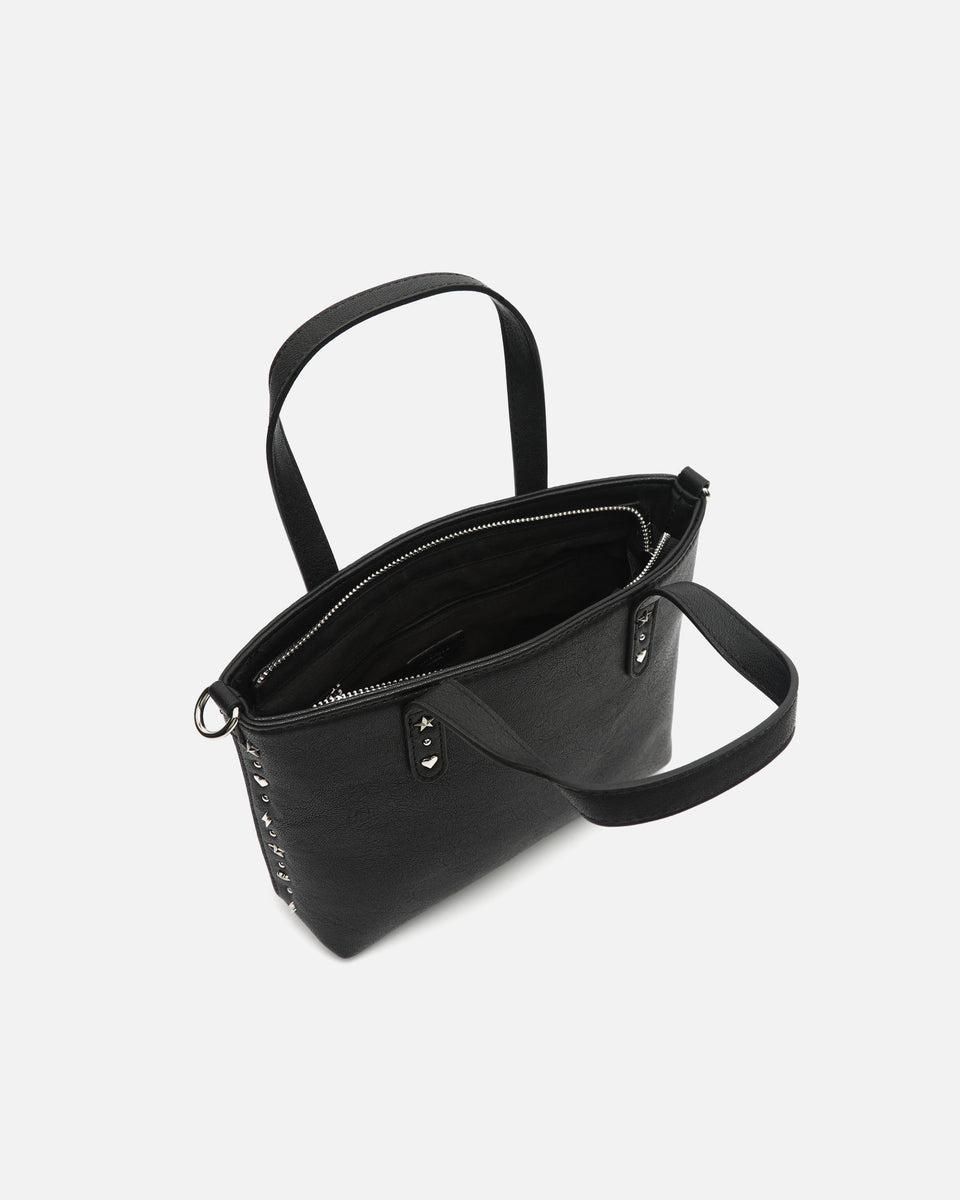 미사코 미니멀 블랙 토트백 숄더스트랩 Macota-5200059002016 NEGRO - 상세 이미지 5
