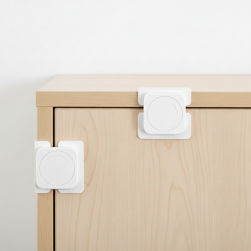 몽빵 아기 유아 안전 회전형 서랍 잠금장치 백일 돌 선물