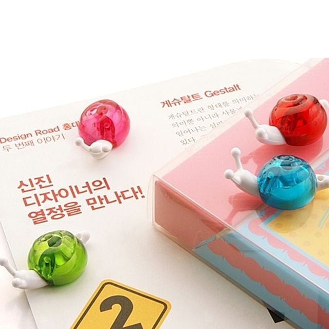 달팽이 캐릭터자석홀더 5포장 총 20P - 상품 이미지