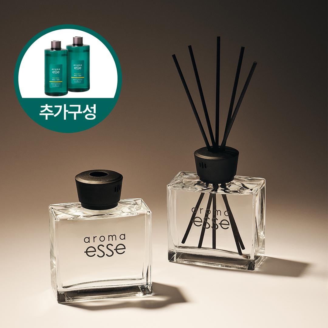 [본품+리필] 아로마엣세 센트클래식 디퓨저 325ml + 500ml 2개 선물세트 - 상세 이미지 2