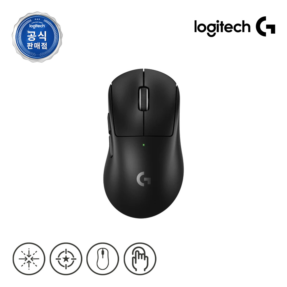 [정품인증점/빠른배송] 게이밍 마우스 로지텍코리아 공식 PRO X SUPERLIGHT2 DEX 덱스 블랙