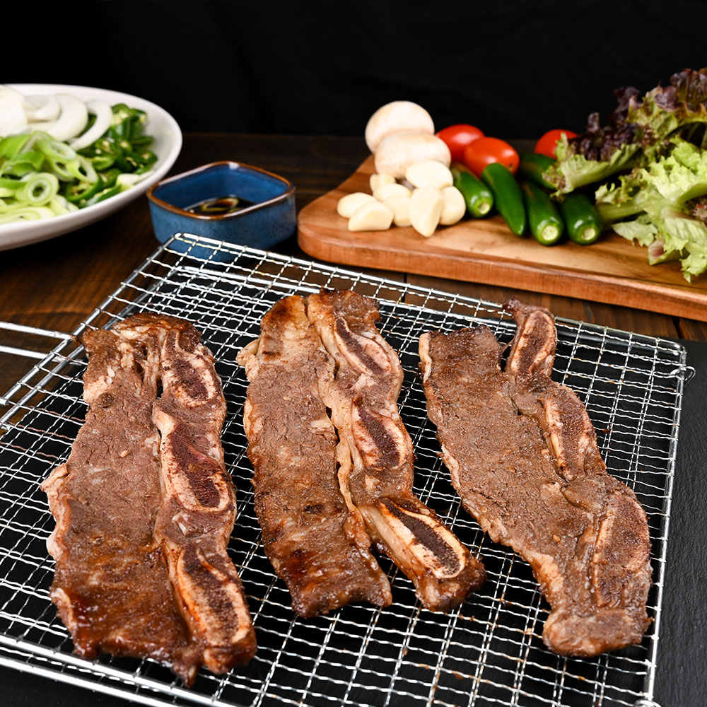 육일품 수제 양념 LA갈비 800g 소고기 구이 - 상세 이미지 4