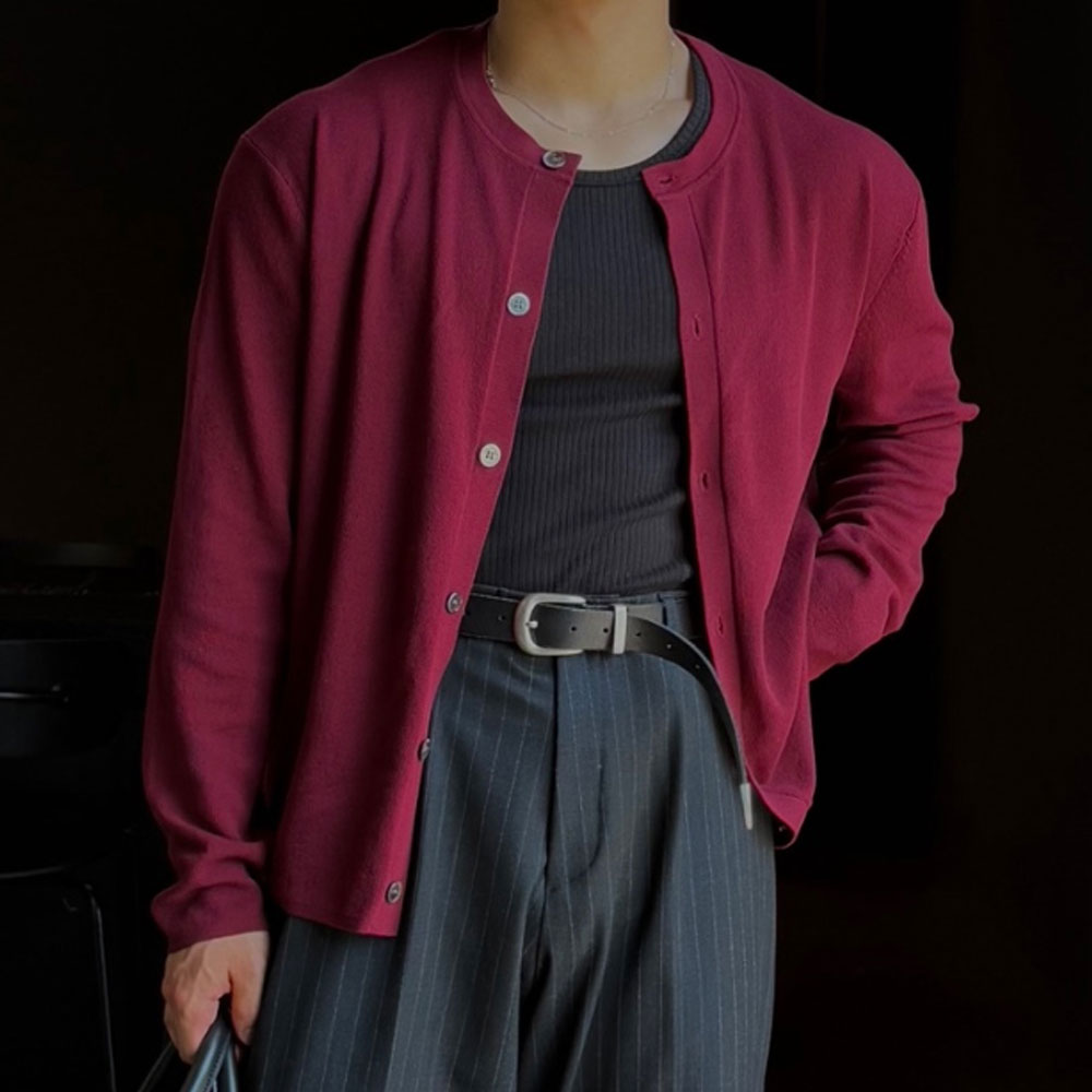 아웃핏 남자 디오 린넨 실켓 가디건 4colors - 상세 이미지 2