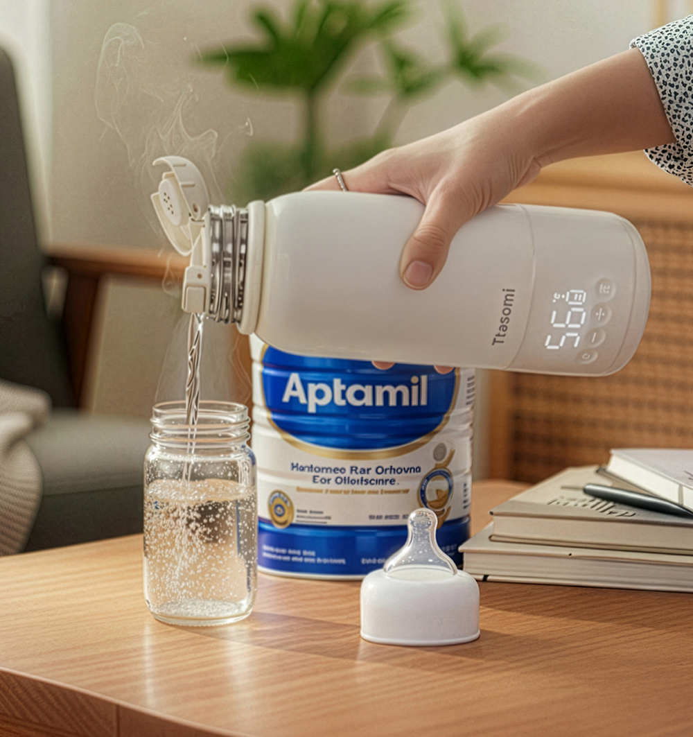 따소미 100도씨 무선 탈착식 가열텀블러 보온 휴대용 포트 500ml - 상세 이미지 2