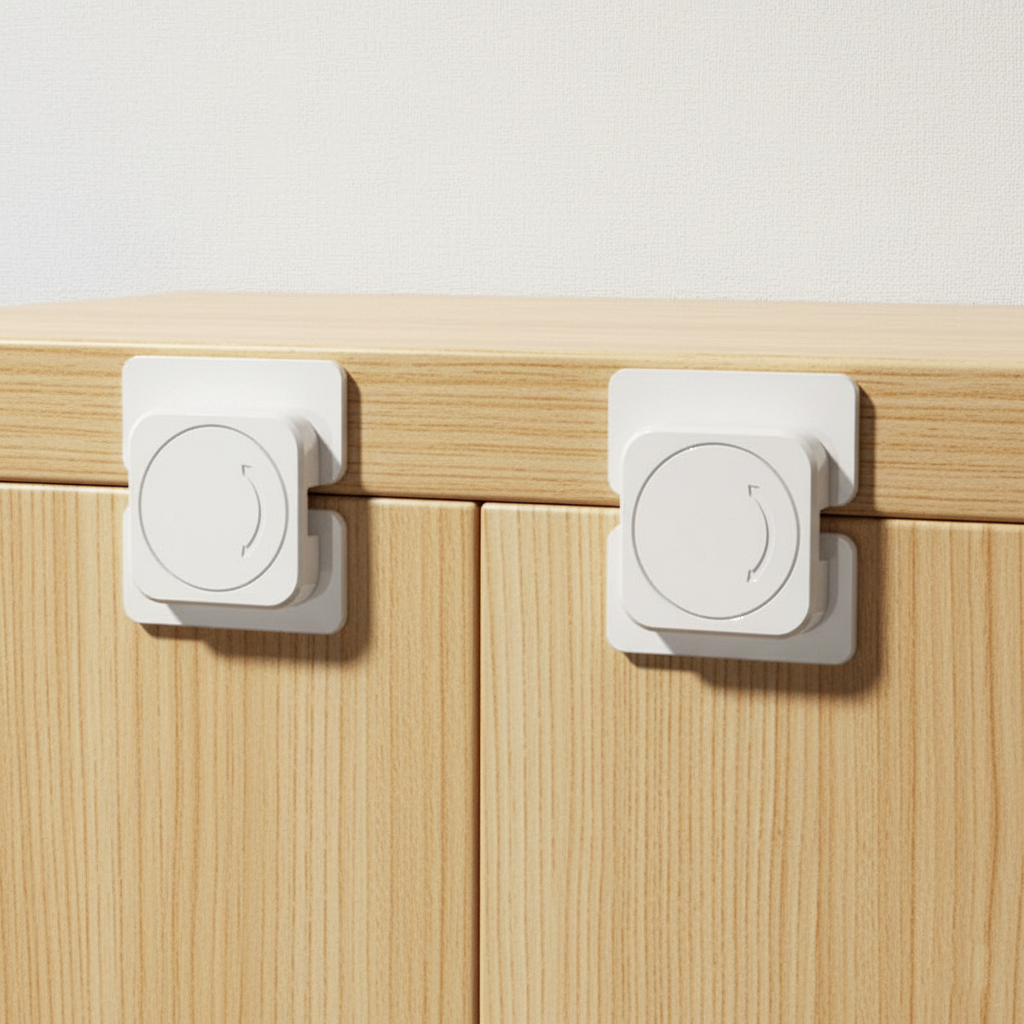 몽빵 아기 유아 안전 회전형 서랍 잠금장치 백일 돌 선물