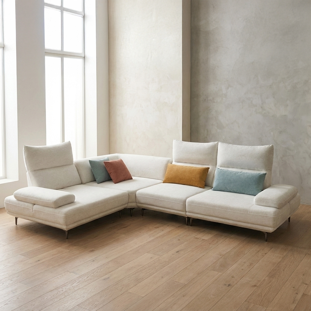 핀란디아 마쉬 패브릭 소파 4인용 3인용 코너형 소파