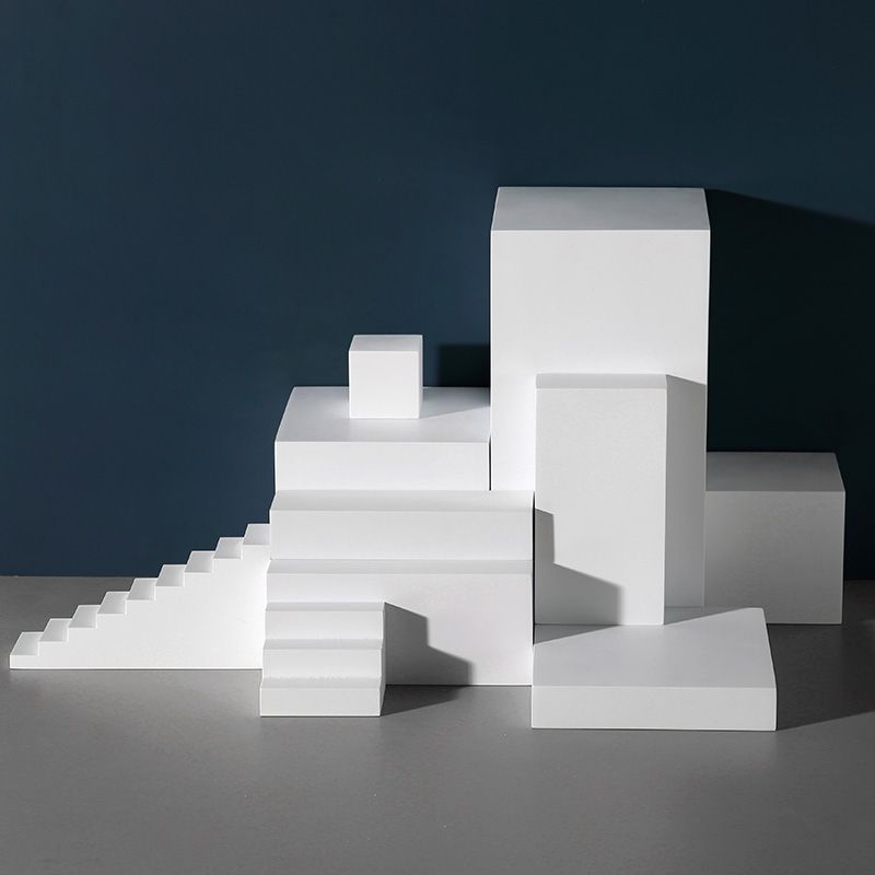 사각 대형화분 플랜트박스 실외 화단 직사각 인테리어 정사각 15x15x30cm 흰색 - 상세 이미지 2