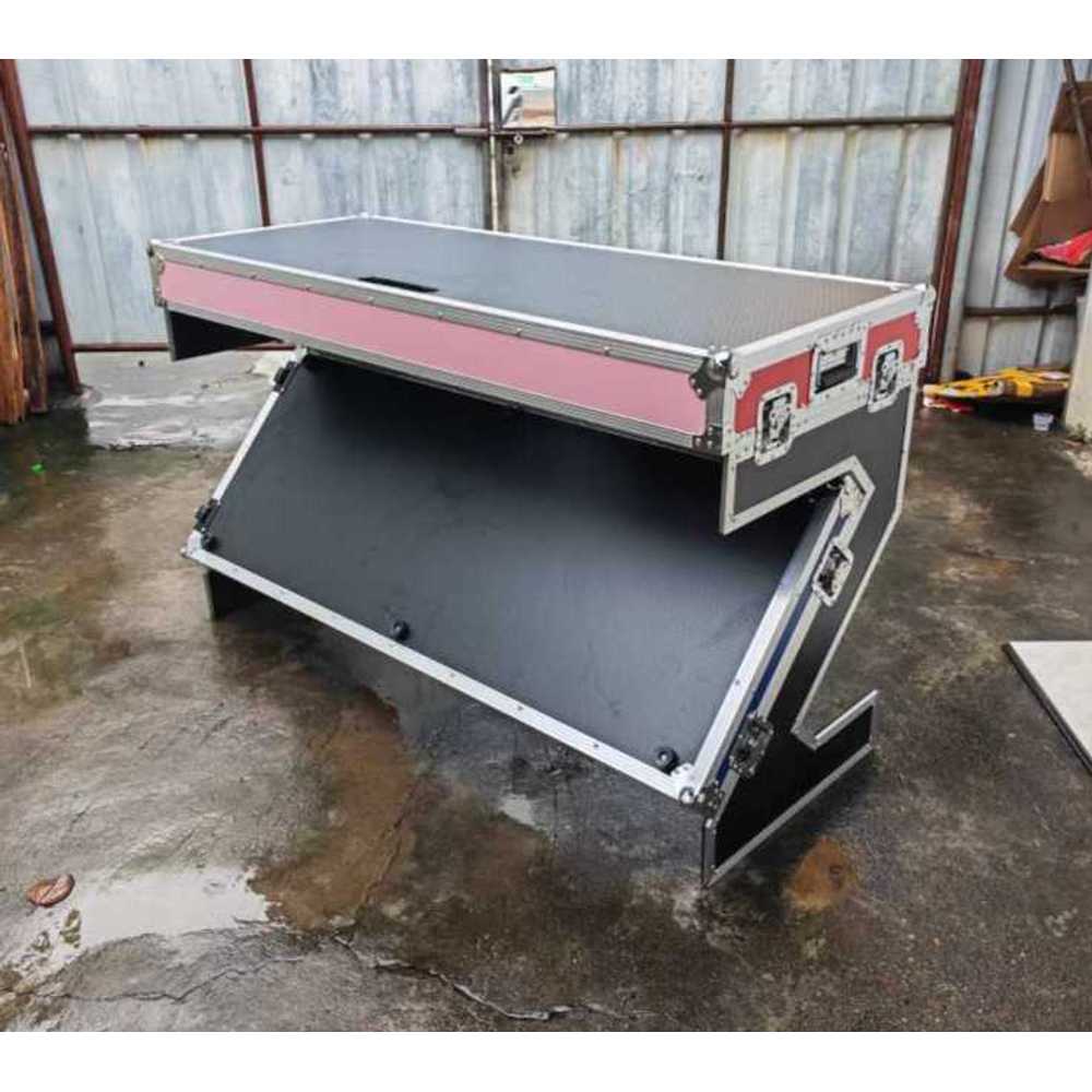 디제잉 스탠드 DJ 테이블 믹서 콘솔 장비 거치대 클럽 1200x600mm - 상세 이미지 2