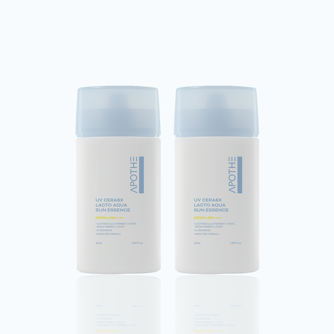 아포테 UV 락토 아쿠아 선에센스 SPF50+PA++++ 50ml, 2개 - 상품 이미지