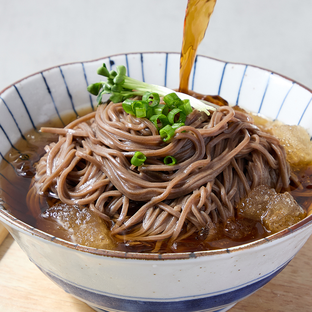 탱글한 식감 생면으로 만든 메밀소바 가쓰오, 175g, 3개 - 상품 이미지
