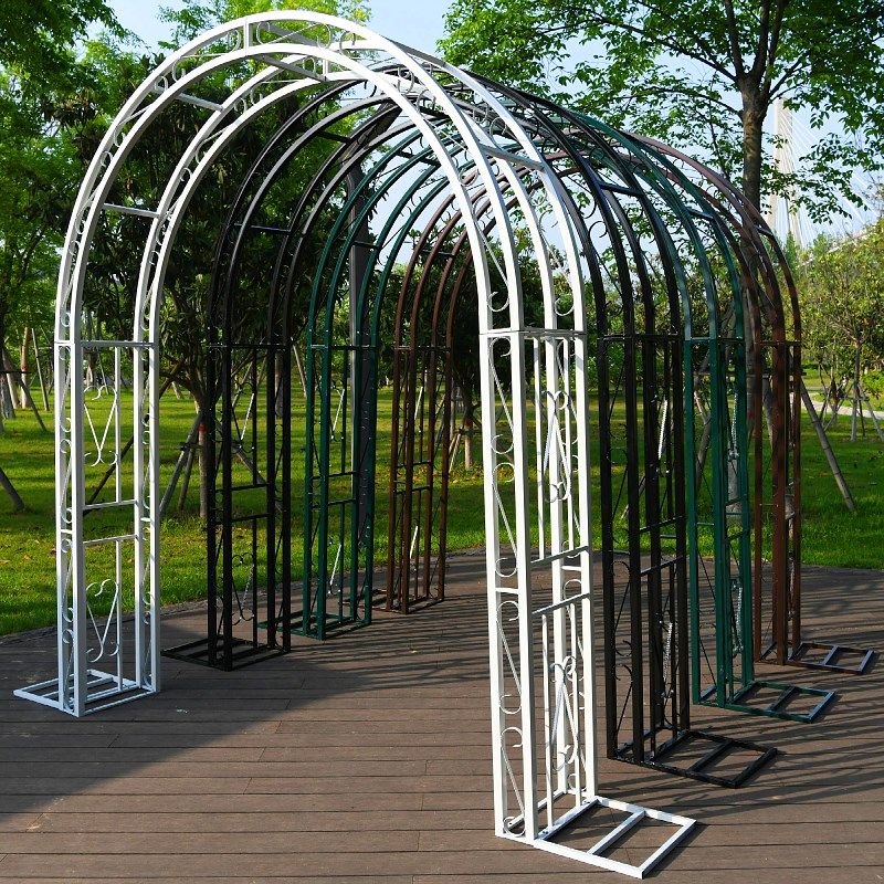 장미 아치 지지대 철제 화단 덩굴 넝쿨 정원꾸미기 청동_1.5m x 2.3m x 40cm 특대 - 상세 이미지 3