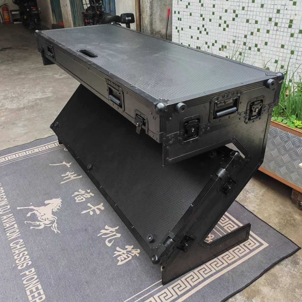 디제잉 스탠드 DJ 테이블 믹서 콘솔 장비 거치대 클럽 1200x600mm 이미지 6