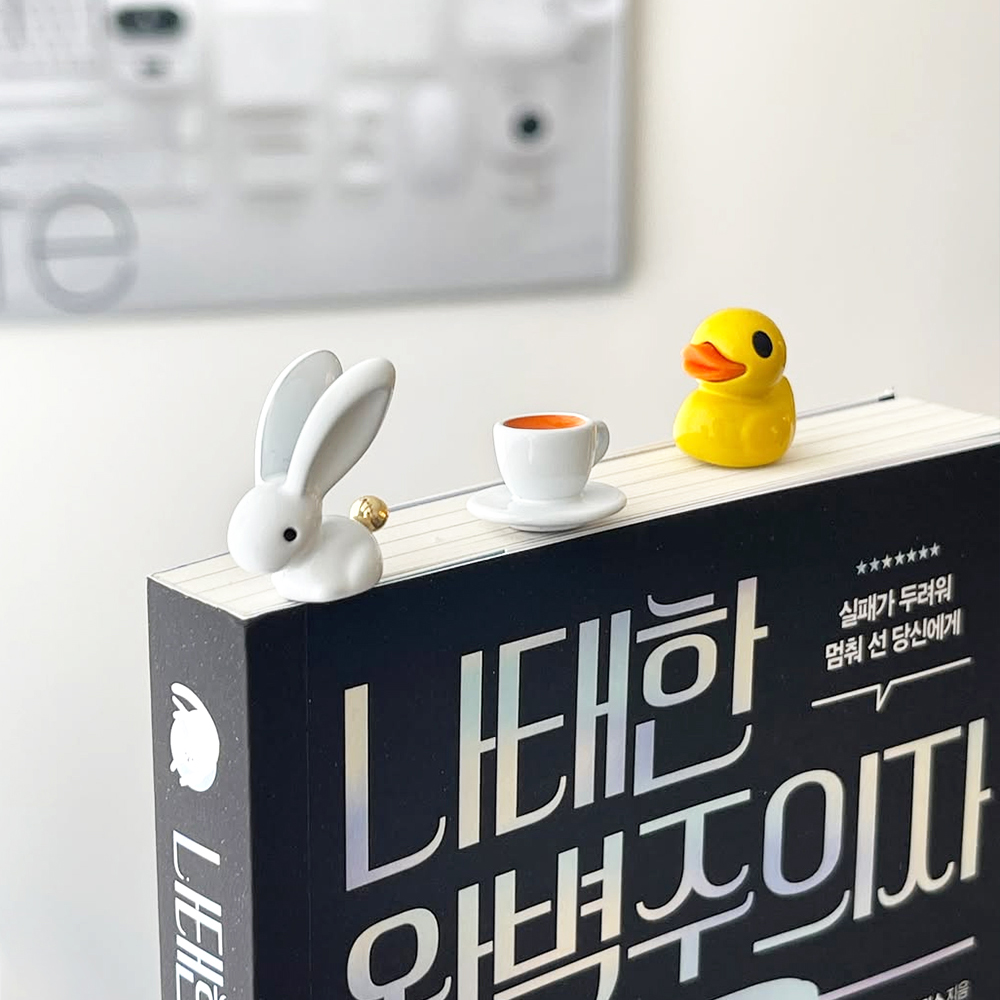 초클리 메타모포스 컬렉션 - 메탈 북마크 오리 - 상세 이미지 2