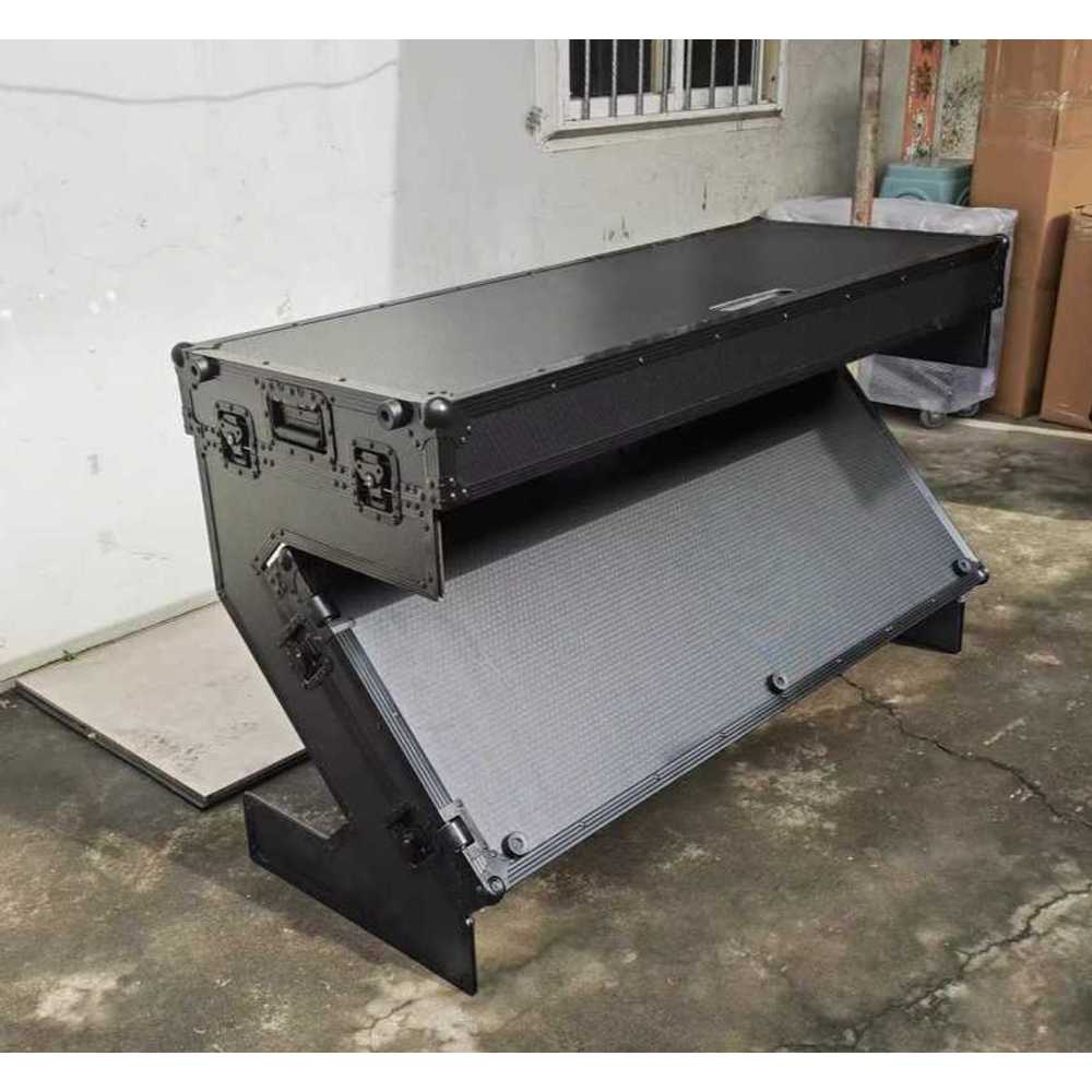 디제잉 스탠드 DJ 테이블 믹서 콘솔 장비 거치대 클럽 1200x600mm - 상세 이미지 3