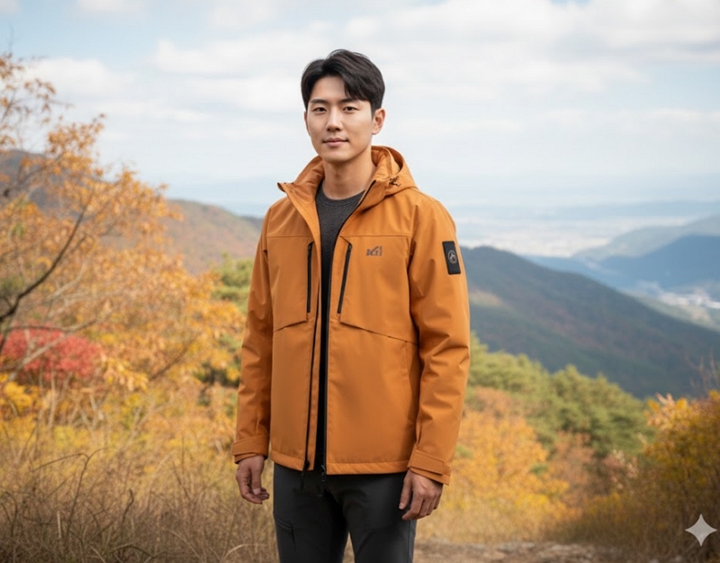 밀레 아웃도어 남성 간절기 더블 포켓형 방풍 등산 바람막이 자켓 - 상세 이미지 5