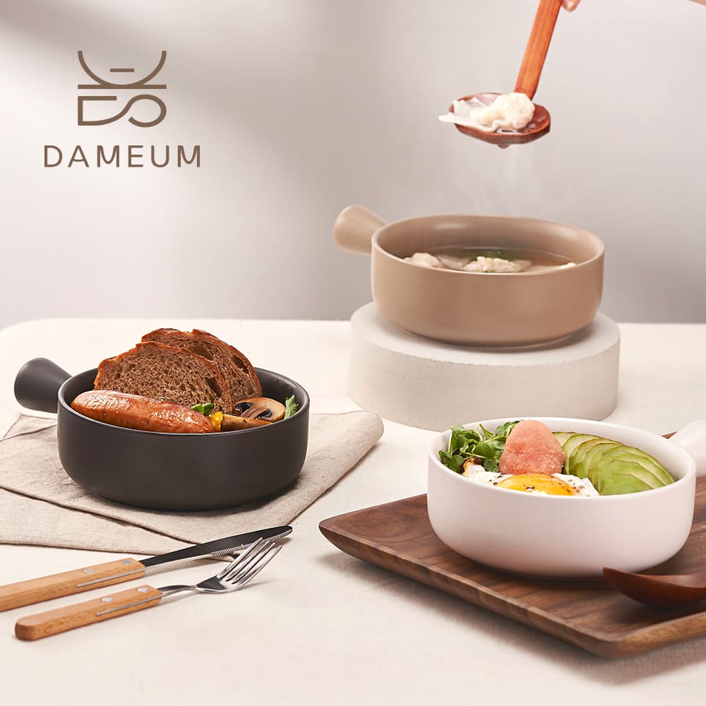 리빙키친 담음공방 도자기 핸디보울 나눔접시 이미지 6