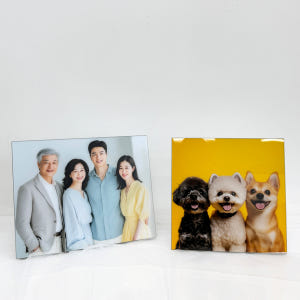 [필프레임] 가족 사진 액자 아크릴액자 샤이닝 맞춤제작 12x17 cm 솔직 후기 | 실제 배치 사진 포함 - 상품 이미지 3