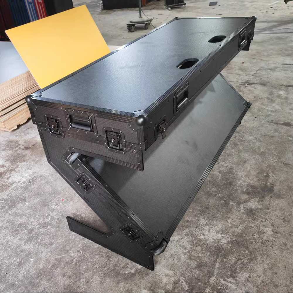 디제잉 스탠드 DJ 테이블 믹서 콘솔 장비 거치대 클럽 1200x600mm - 상세 이미지 5