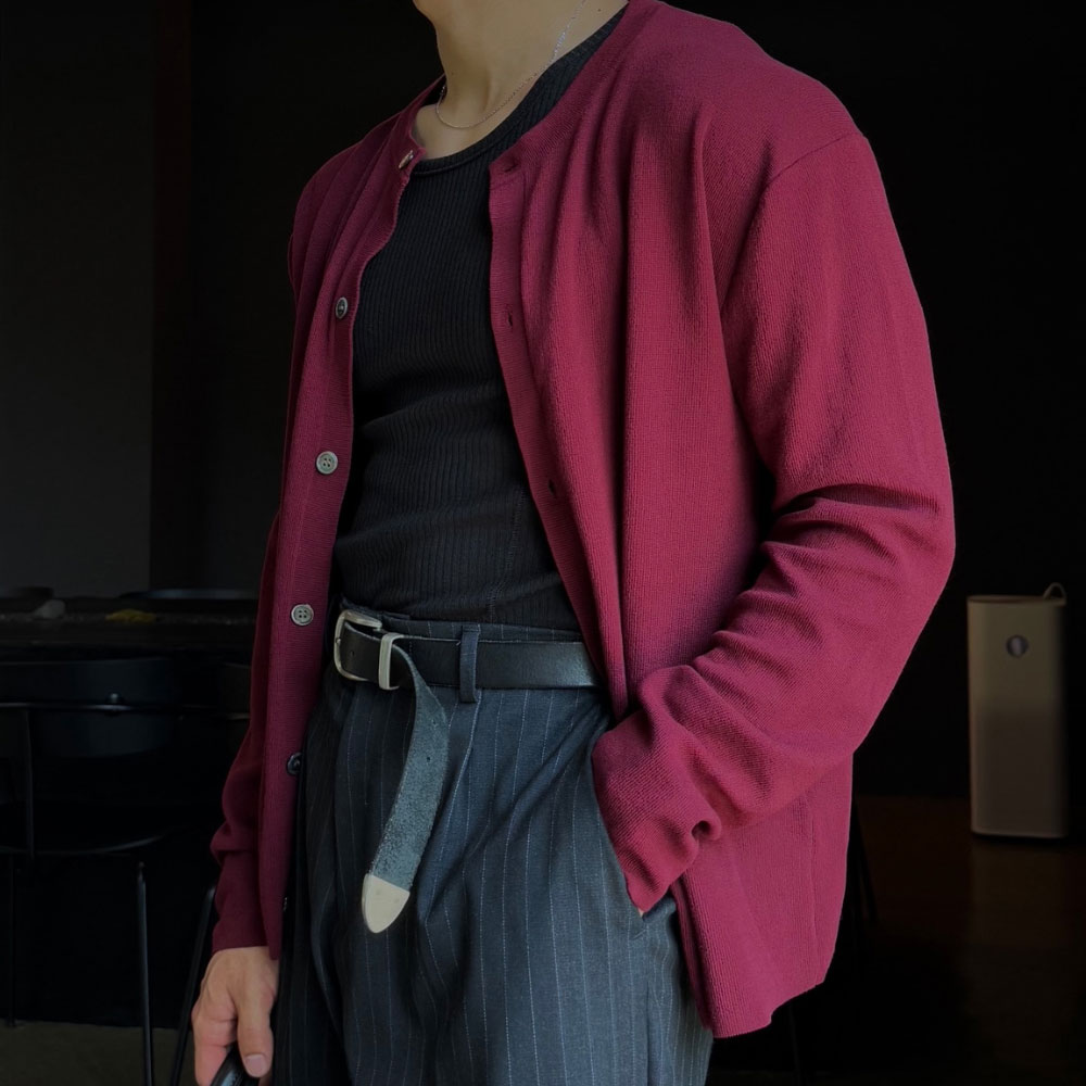 아웃핏 남자 디오 린넨 실켓 가디건 4colors - 상세 이미지 5