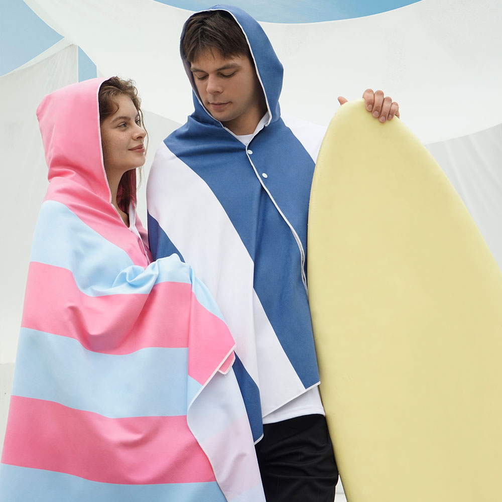 입는 대형 비치타올 판초 샤워 큰수건 특대형 극세사 바디타월 스쿠버다이빙