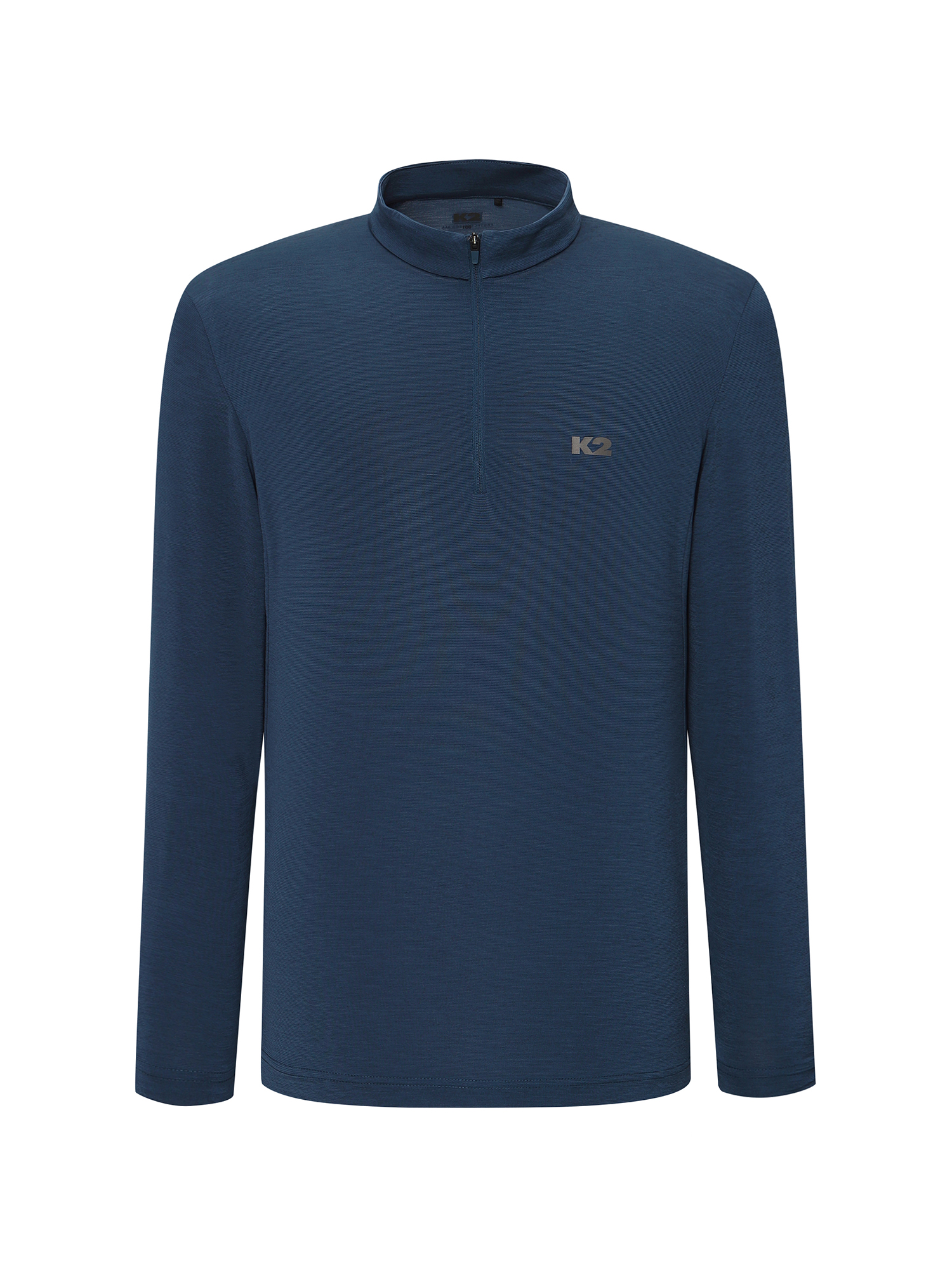 [본사직영] K2 남성 BOOST  메쉬 긴팔 집업 INDIGO BLUE KMM25291IE - 상품 이미지
