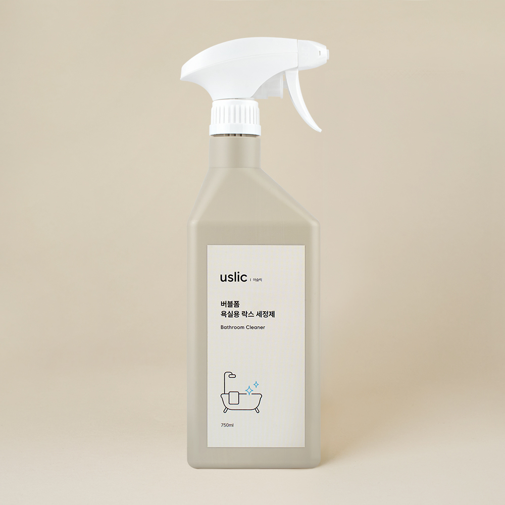 어슬릭 화장실 청소세제 욕실청소 분홍곰팡이 제거세제 버블형 750ml, 1개 - 상품 이미지