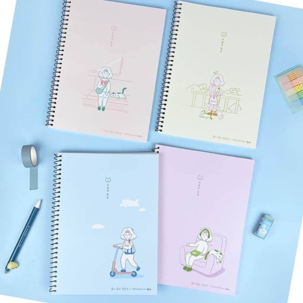 연습장 오늘의일상 1박스 48P 수첩 암기공책 수험생 - 상품 이미지