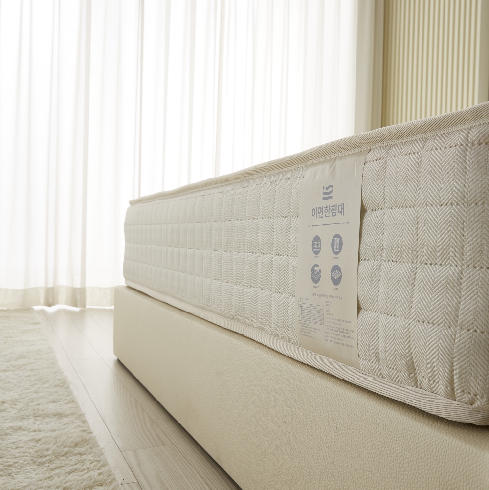 이편한침대 단단한 침대 매트리스 슈퍼싱글 바닥 수면매트 호텔 독립스프링 c1
