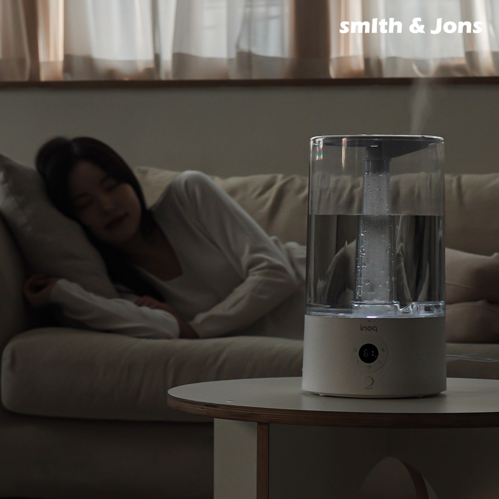 스미스앤존스 5L 복합식 살균 대용량 가습기 저소음 듀얼 신생아 아기 올스텐 간편세척 자동