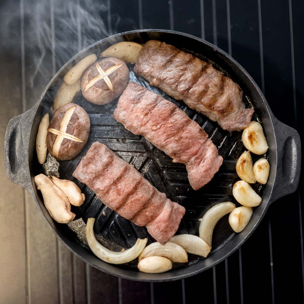 미니그릴화로 풀세트 혼술 혼밥 가정용 바베큐 1인용 불판 숯불 개인화로