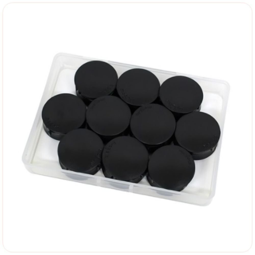 마그피아 초강력 칼라원형자석 대 32mm 검정 20개입 1 - 상품 이미지