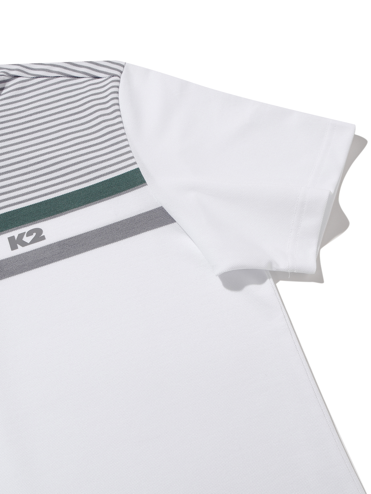 [본사직영] K2 남성 BOOST 반팔 선염 폴로 티셔츠 White KMM25281W2 이미지 6
